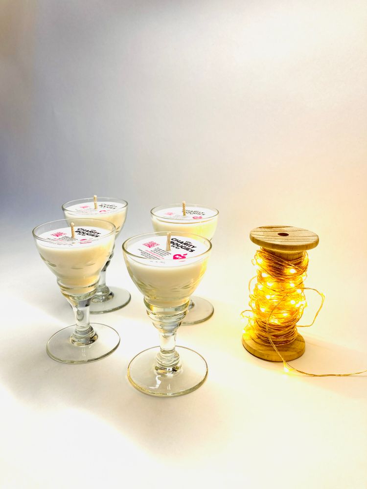 Decorative objects - GLASS CANDLE WORKS OR CRYSTAL S or M - CHARITY BOUGIES DE NY