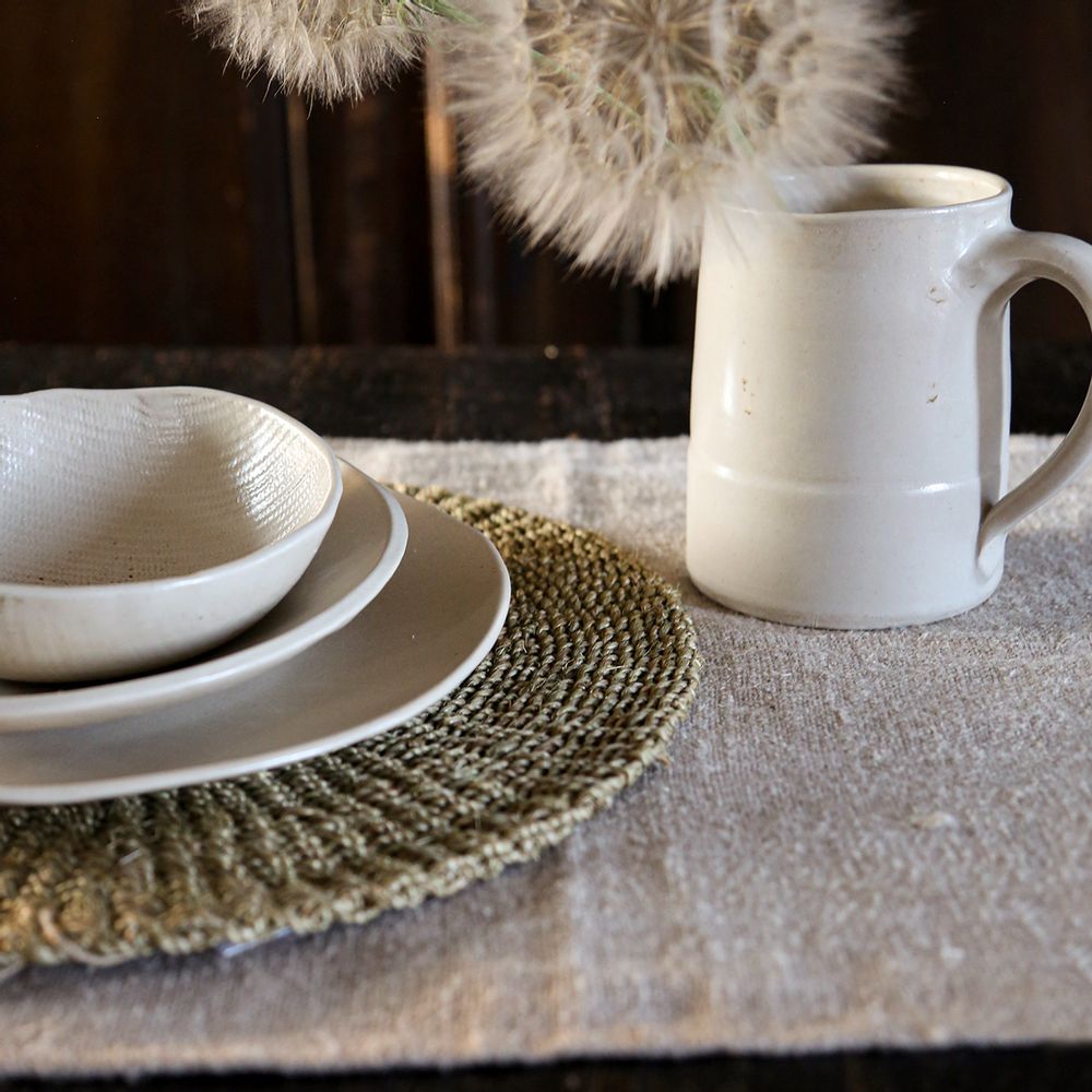 Placemats - 100% abaca underplates and placemats - FIORIRA UN GIARDINO SRL