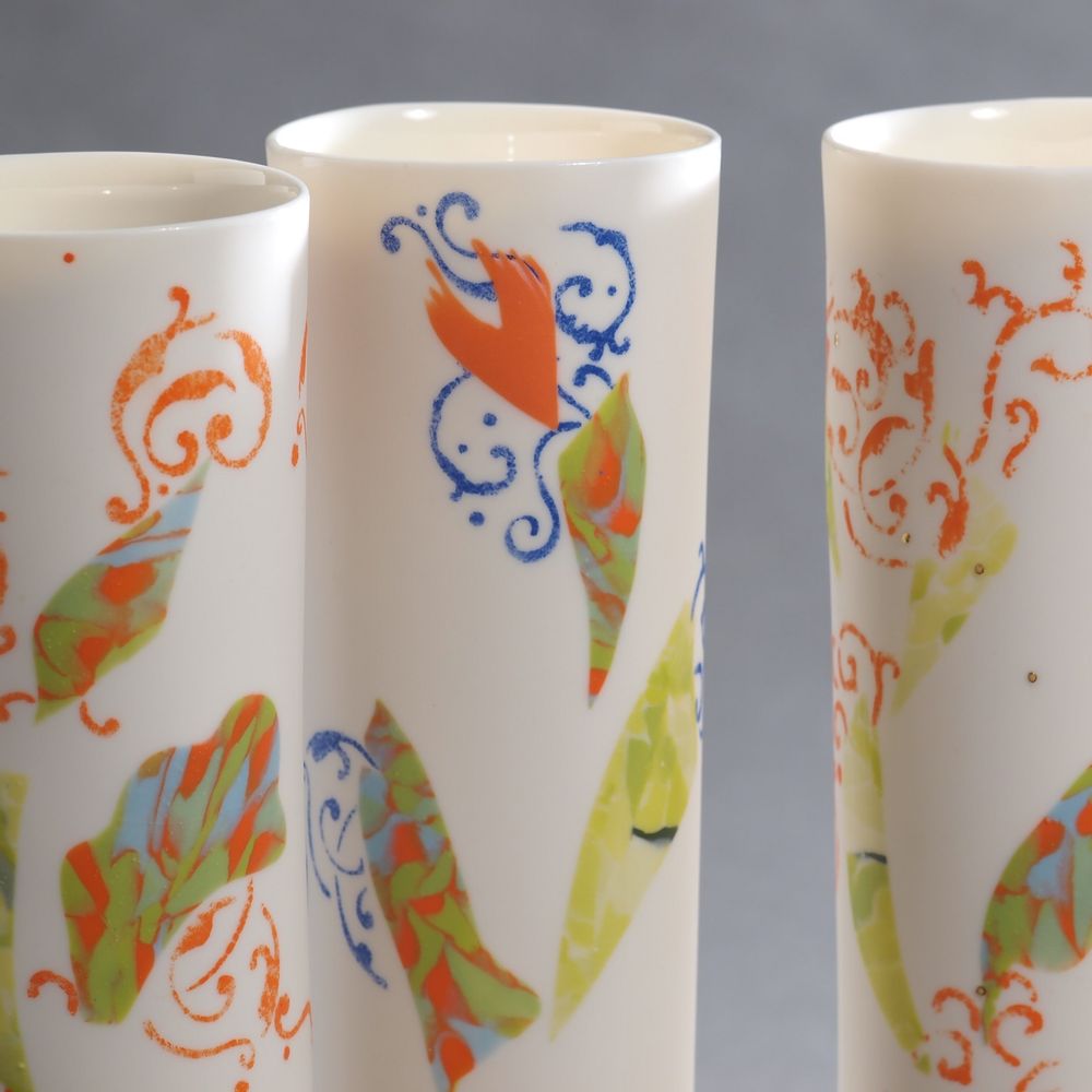 Vases - BAMBOO COLLECTION — FLORA, set three vases - MPR STUDIO