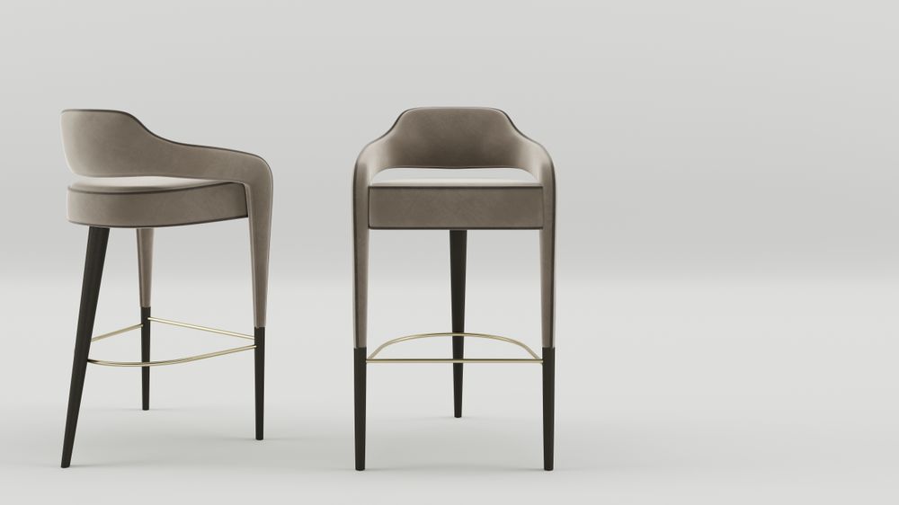 Banquettes pour collectivités - Tabouret de bar Invicta I - CASA MAGNA