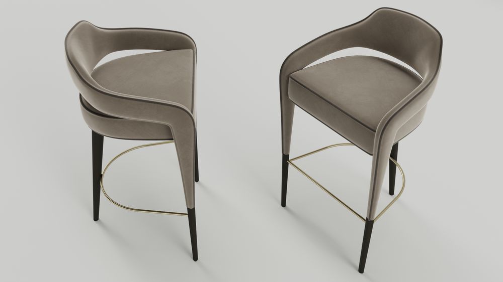 Banquettes pour collectivités - Tabouret de bar Invicta I - CASA MAGNA
