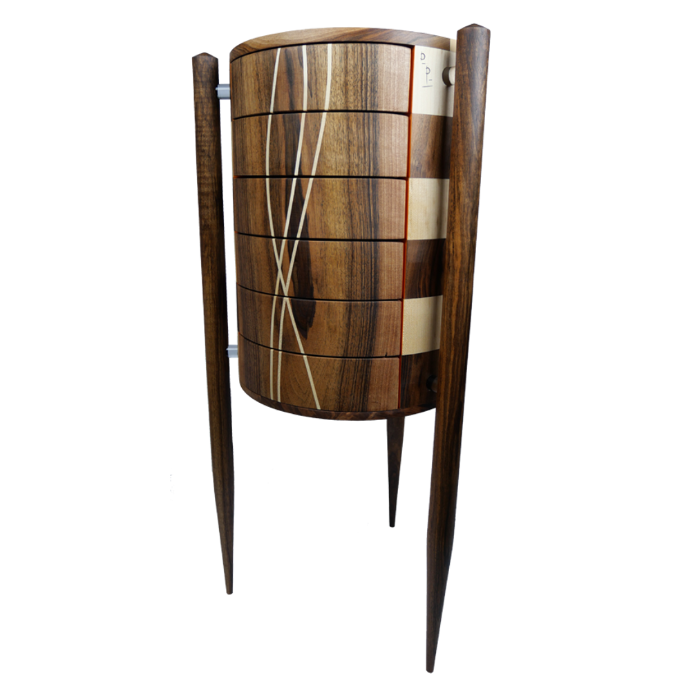 Chests of drawers - CYLINDRICAL CHEST OF DRAWERS “ZOÉ” - ATELIER DANIEL PELEGRIN