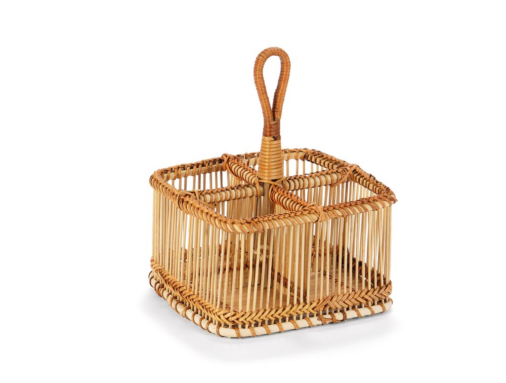Food storage - BAMBOO ORGANIZER 20X20X26 MS21502 - ANDREA HOUSE