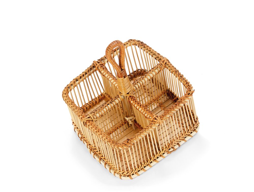 Food storage - BAMBOO ORGANIZER 20X20X26 MS21502 - ANDREA HOUSE