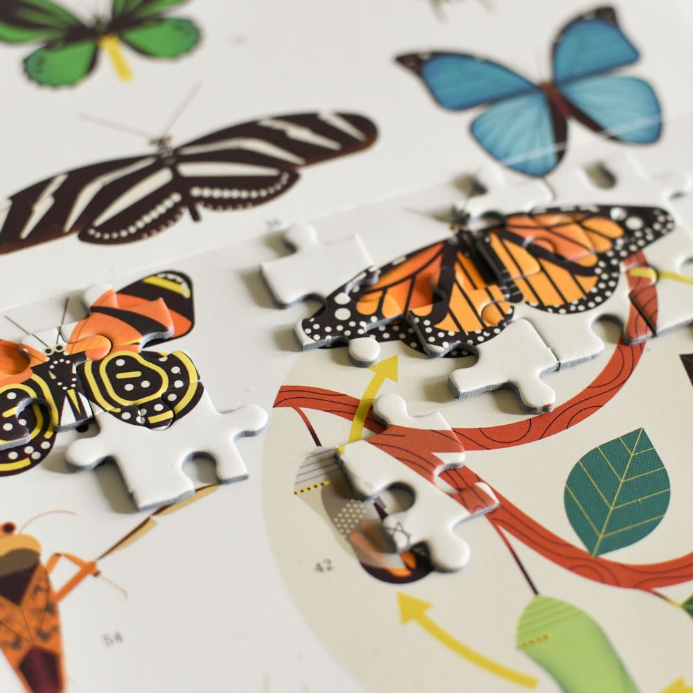 Jeux enfants - Puzzle éducatif 500 pièces - INSECTES - POPPIK - BAYARD JEUNESSE