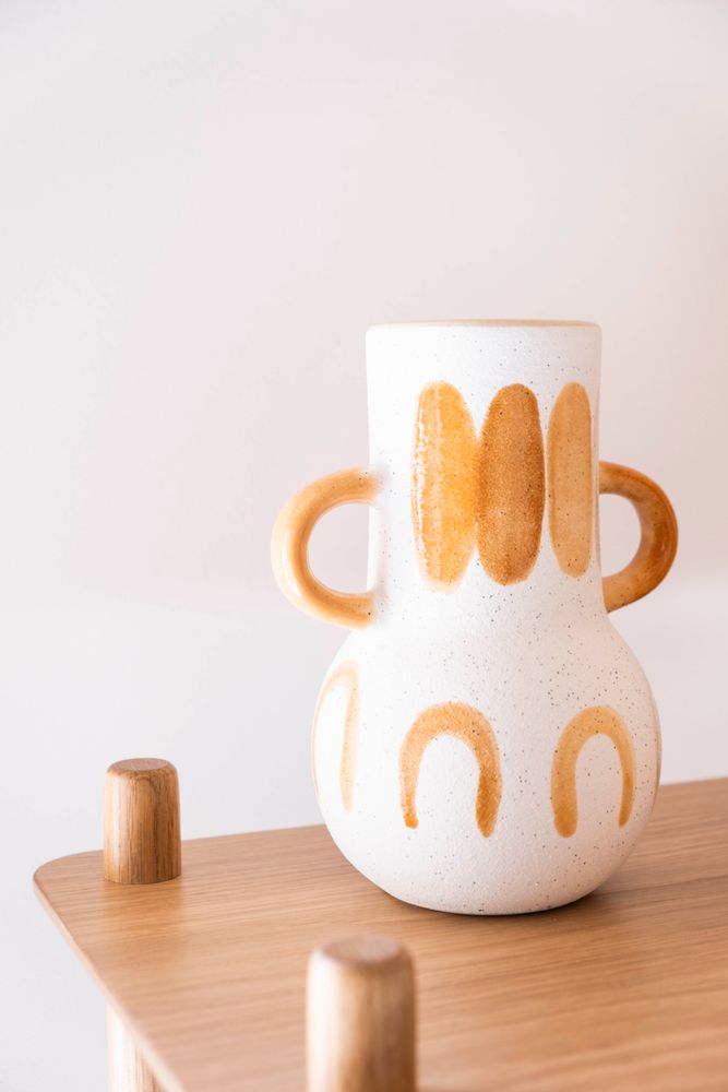 Vases - Vase désert en céramique 15x12.5x20 cm AX21077  - ANDREA HOUSE