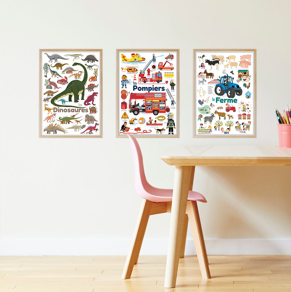 Loisirs créatifs pour enfant - Mini Poster Ferme - 26 STICKERS - POPPIK - BAYARD JEUNESSE