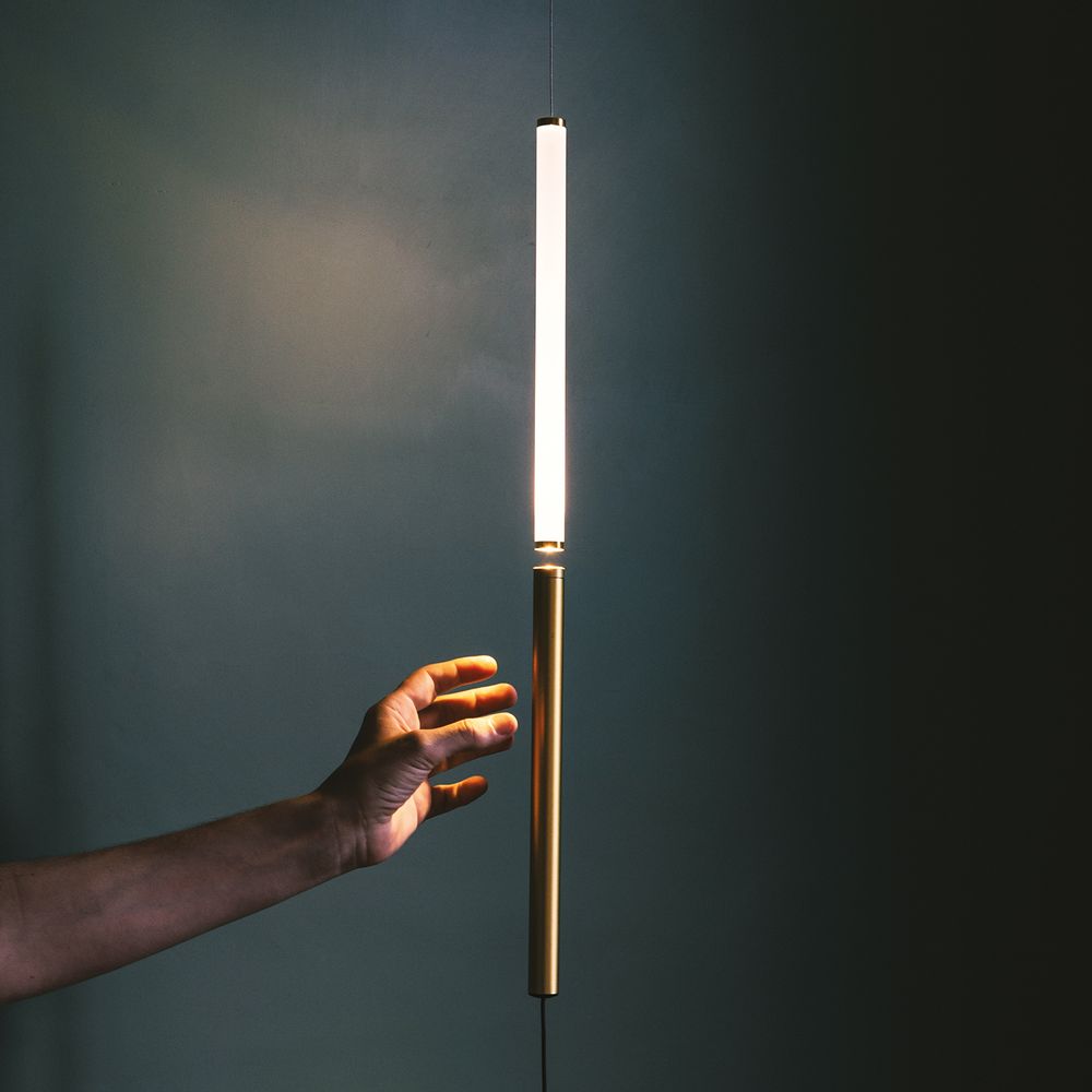 Floor lamps - Equilibrio floor with servoluce - OLIVELAB