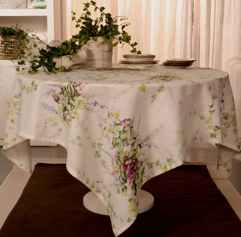 Linge de table textile - NAPPE EDERA 100% LIN - NENCIONI CASA - TELENE