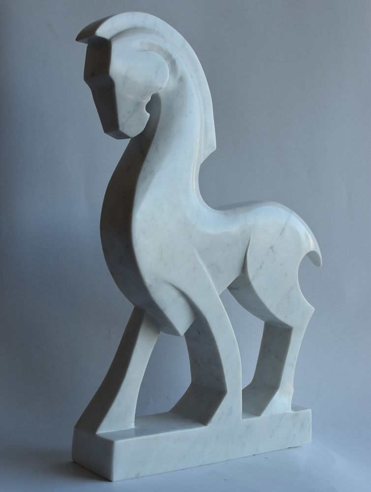 Sculptures, statuettes and miniatures - White Horse - TODINI SCULTURE