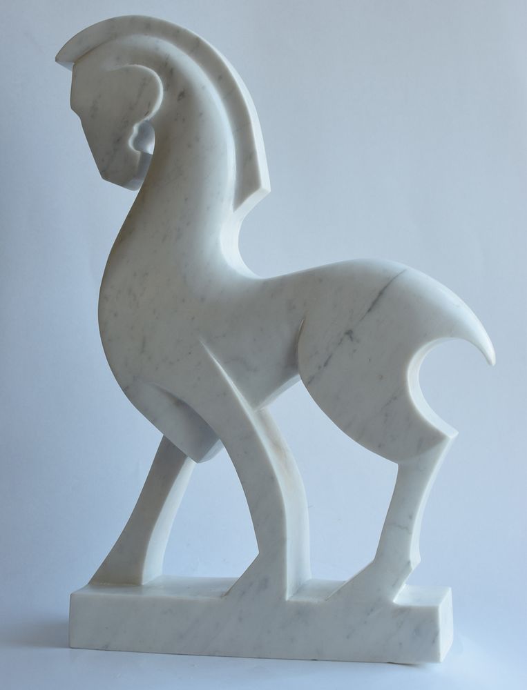 Sculptures, statuettes and miniatures - White Horse - TODINI SCULTURE