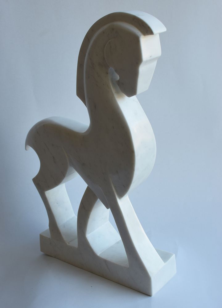 Sculptures, statuettes and miniatures - White Horse - TODINI SCULTURE
