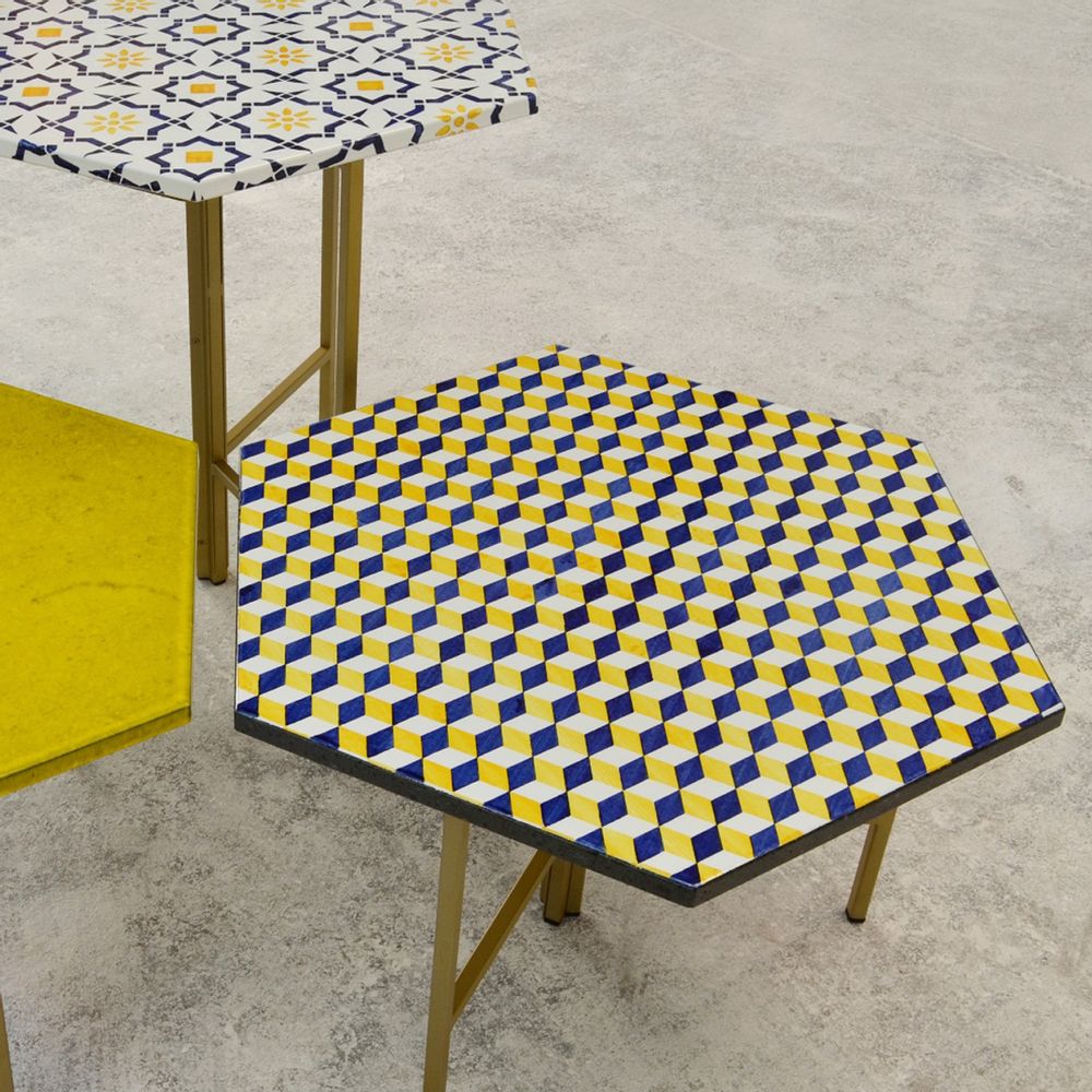 Coffee tables - Hexagon Table - MADE A MANO - ROSARIO PARRINELLO