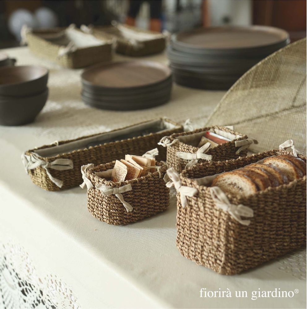 Corbeilles - Paniers 100% abaca  - FIORIRA UN GIARDINO SRL