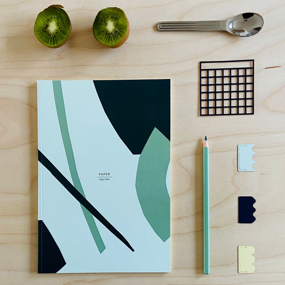 Gifts - NOTEBOOK PAPER GREEN - MAISON BONNE NOUVELLE