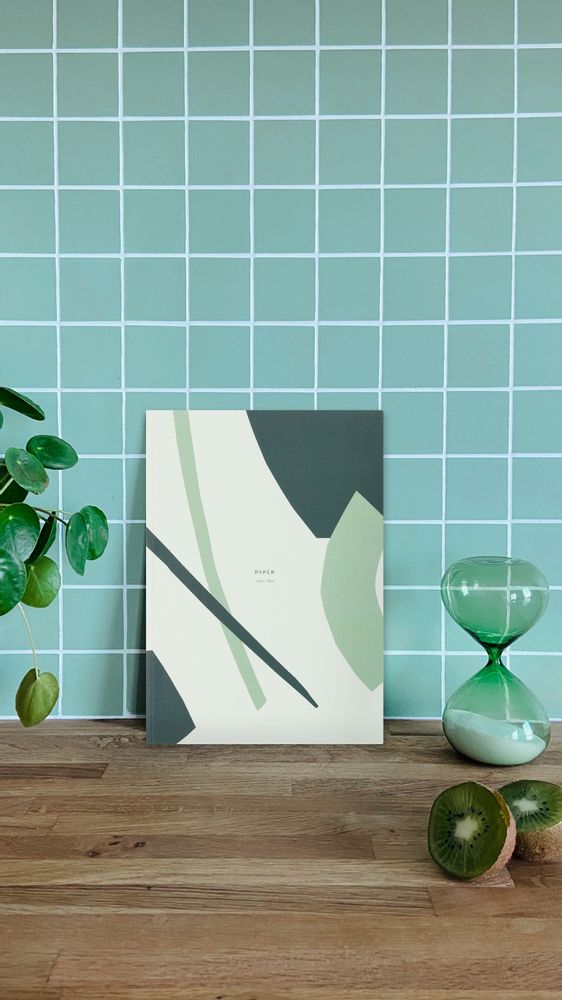 Gifts - NOTEBOOK PAPER GREEN - MAISON BONNE NOUVELLE