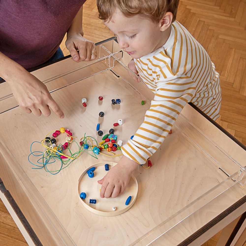 Chambres d'enfants - Tavoluccico, Reggio Emilia table légère pour enfants - NINIDESIGN