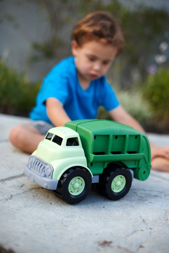 Toys - GreenToys Vehicles: RECYCLE TRUCK - GREEN TOYS