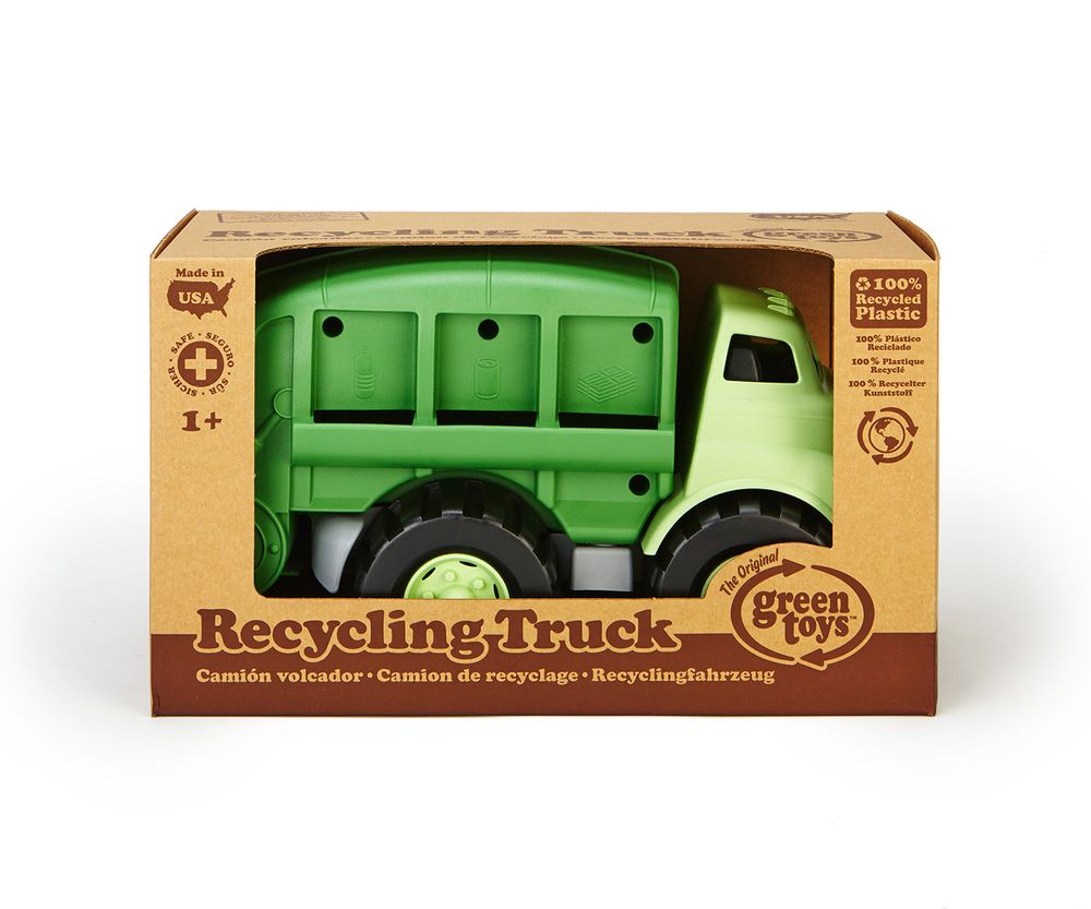 Toys - GreenToys Vehicles: RECYCLE TRUCK - GREEN TOYS