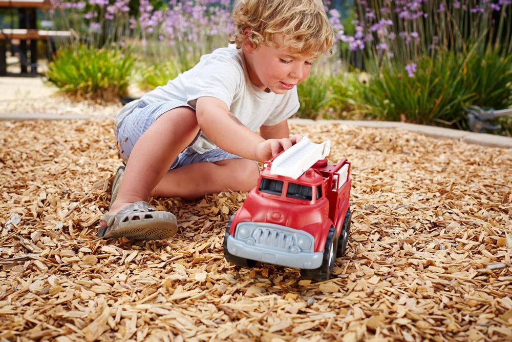 Toys - GreenToys Vehicles: FIRE TRUCK - GREEN TOYS
