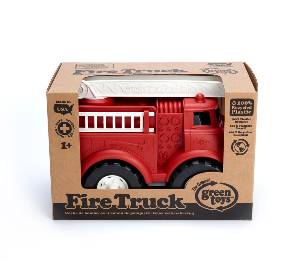 Toys - GreenToys Vehicles: FIRE TRUCK - GREEN TOYS