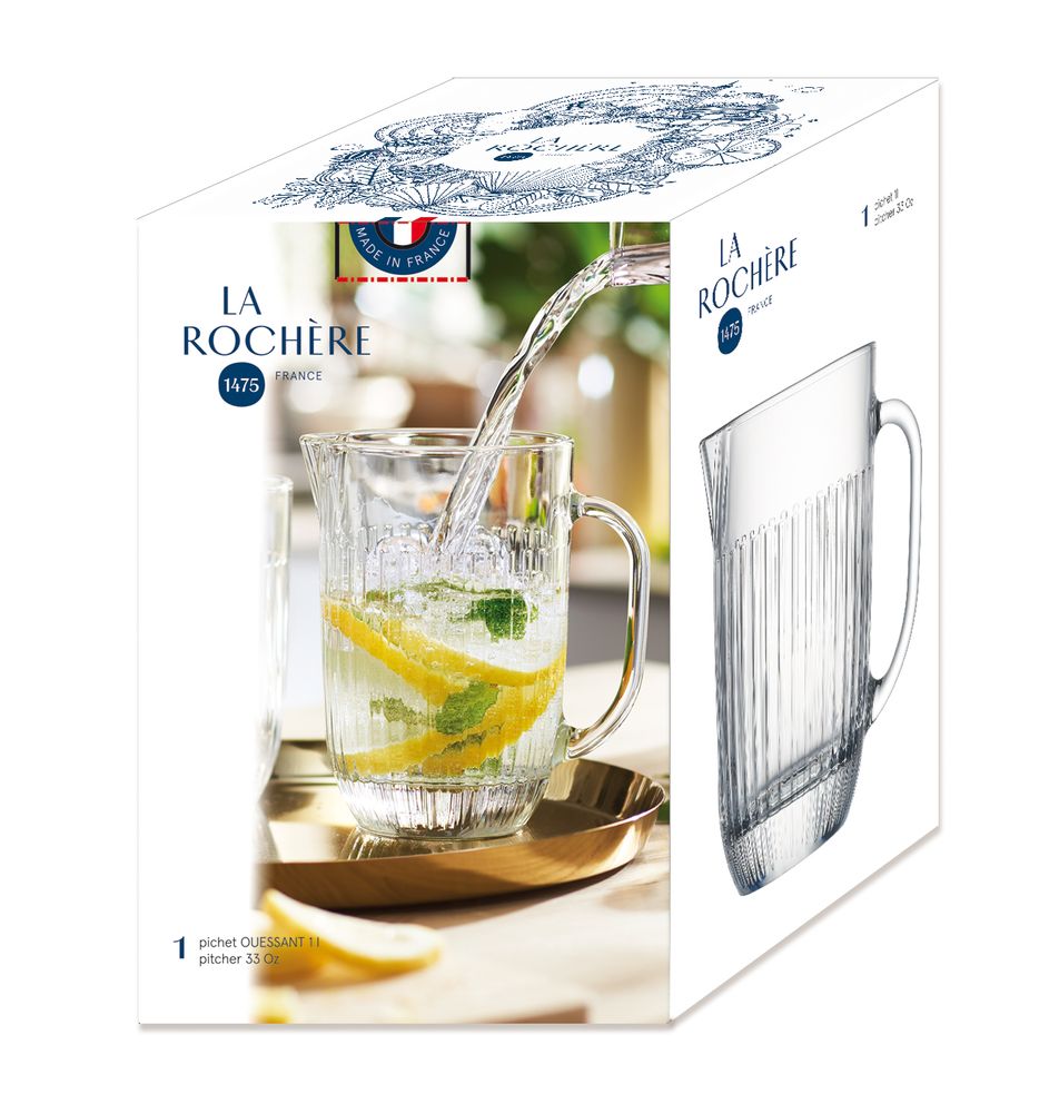 Carafes - gobelet OUESSANT vert olive - LA ROCHÈRE