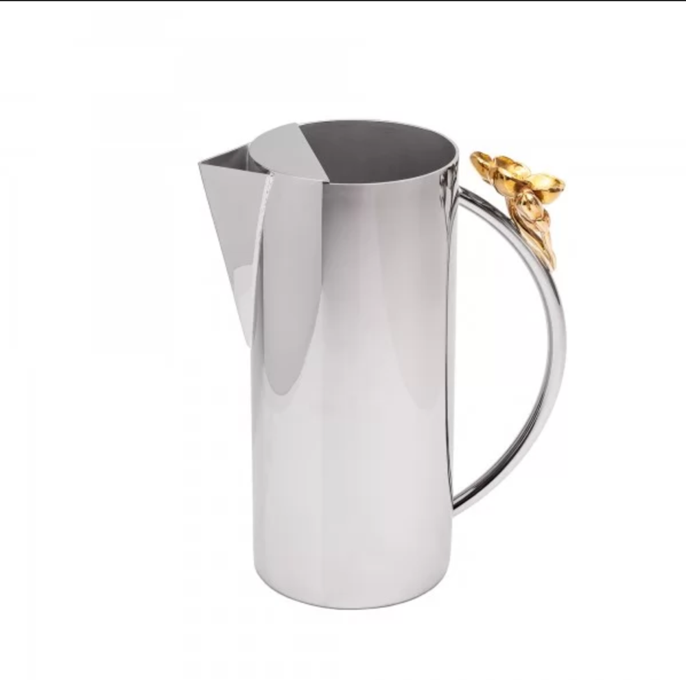 Accessoires thé et café - Broc à eau Flor - ORFÈVRERIE ROYALE
