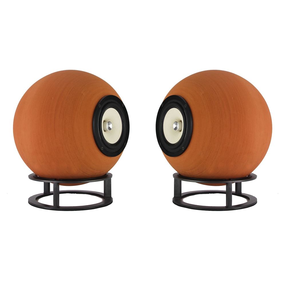 Speakers and radios - Taletia Low – Full range speakers natural terracotta - DEDALICA
