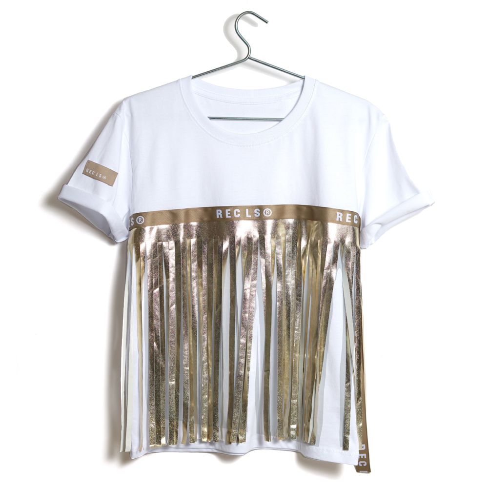 Apparel - FringeTee, T-shirt with fringes - RECLS ®