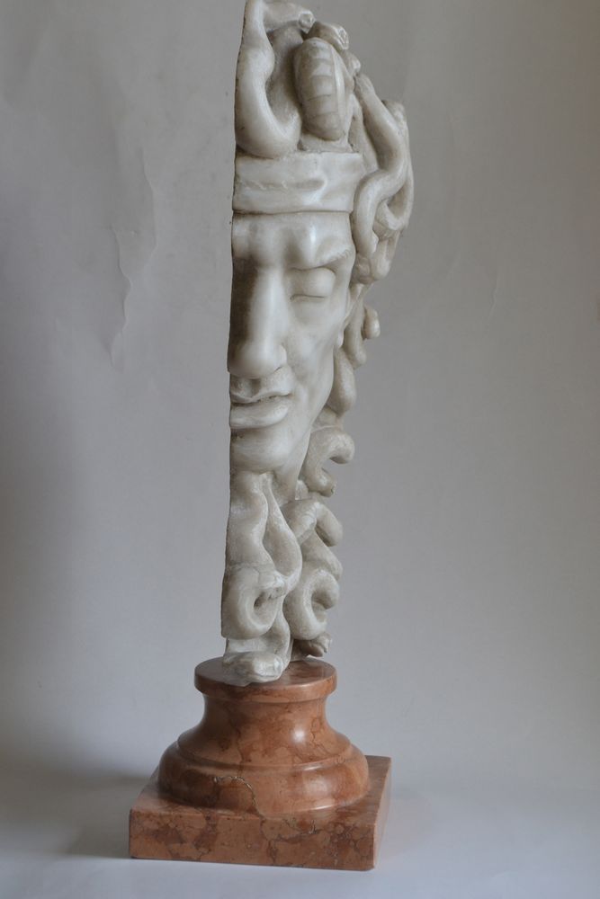 Sculptures, statuettes and miniatures - Marble "Medusa" Head - TODINI SCULTURE