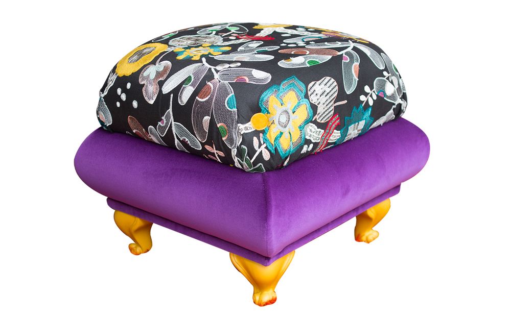 Stools - Pouff Vittorio 2 - MARIE MAISON SICILIAN DESIGN