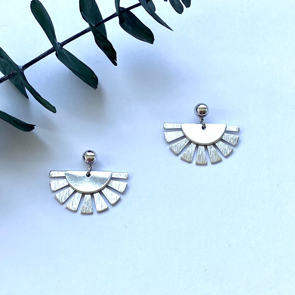 Jewelry - Earrings brass and acetate - NAO JEWELS