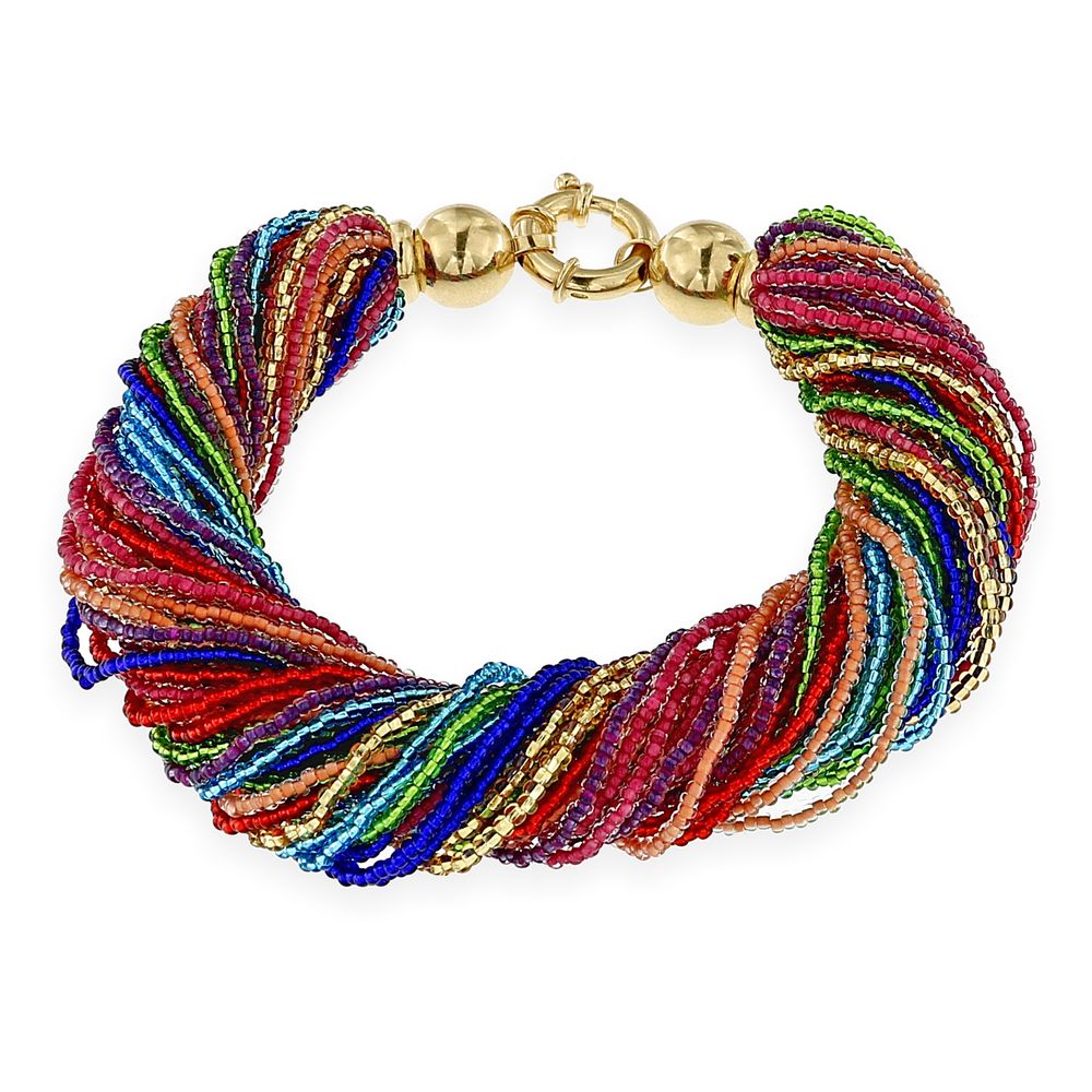 Bijoux - Bracelet multi-brins arc-en-ciel - LINEA ITALIA SRL