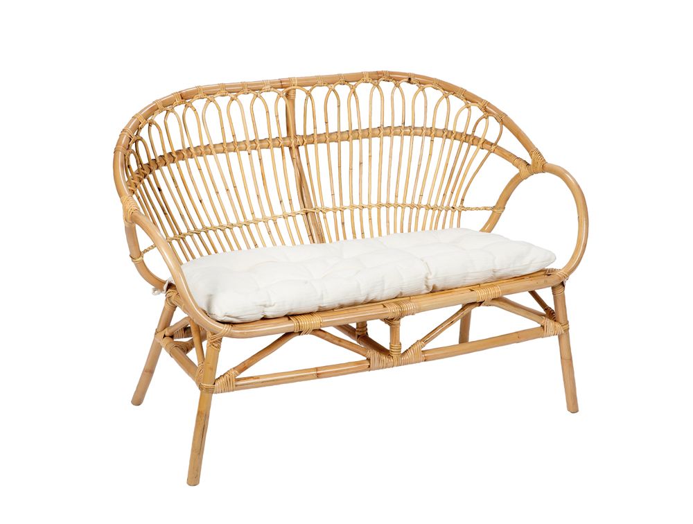 Benches - RATTAN BENCH SEAT 120X67X85 MU21121 - ANDREA HOUSE