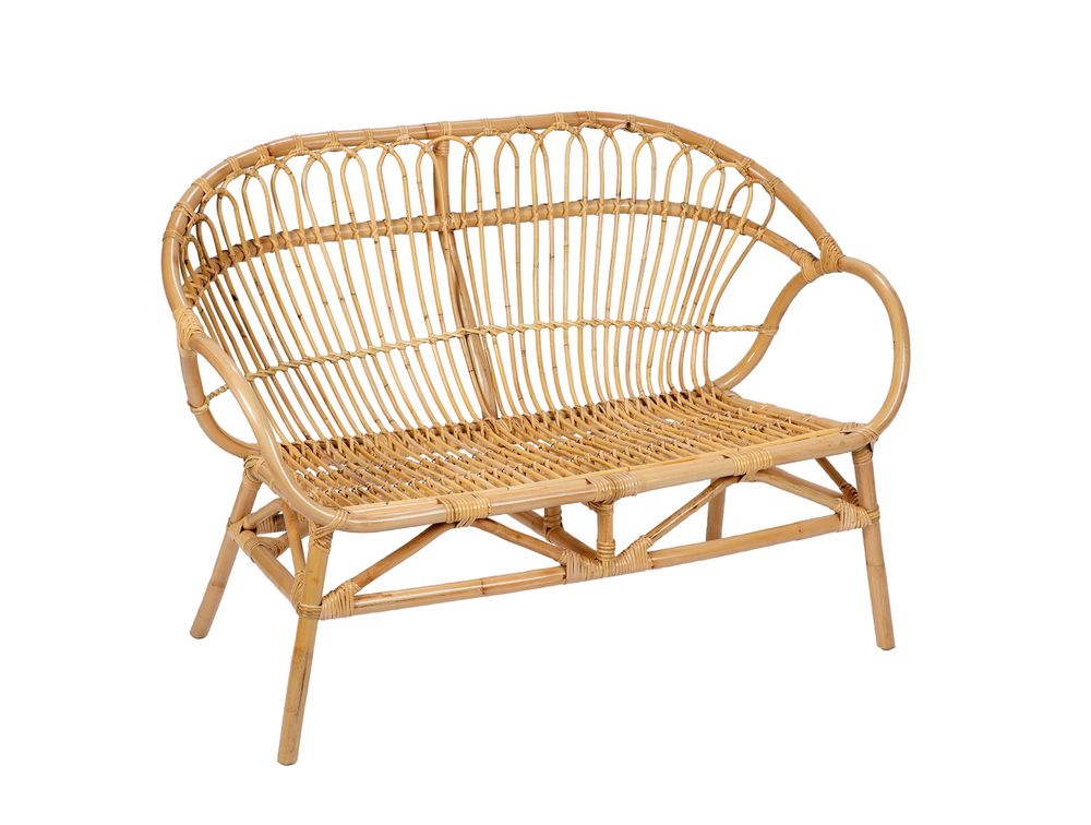 Benches - RATTAN BENCH SEAT 120X67X85 MU21121 - ANDREA HOUSE