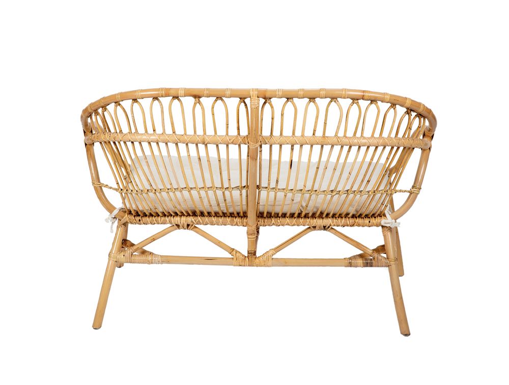 Benches - RATTAN BENCH SEAT 120X67X85 MU21121 - ANDREA HOUSE