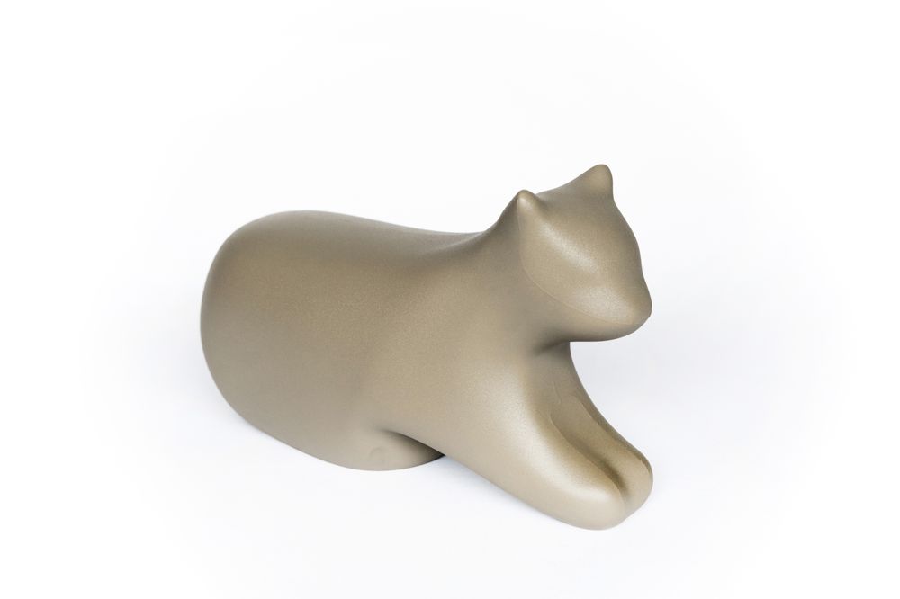 Objets design - Chat Ty Shee Zen Taupe - TY SHEE ZEN