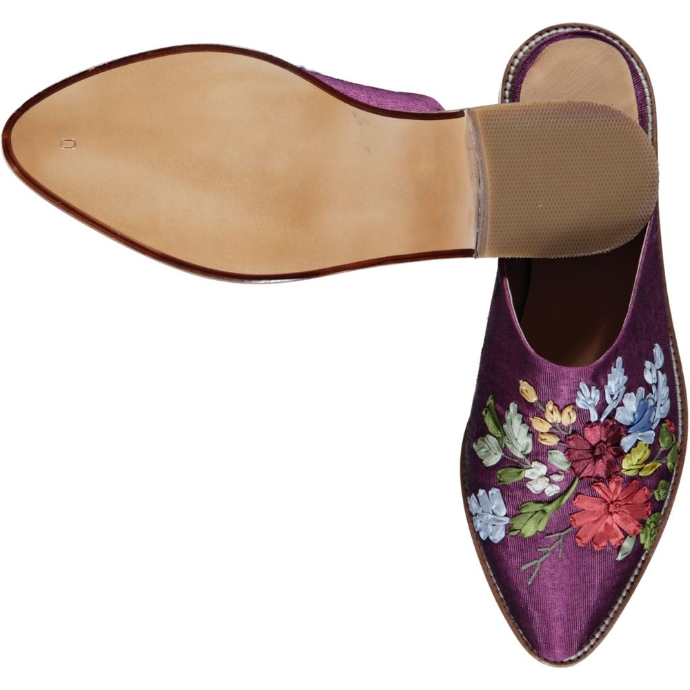 Chaussures - CHAUSSONS BRODÉS CHAUSSURES EN CUIR FAIT MAIN - LALAY