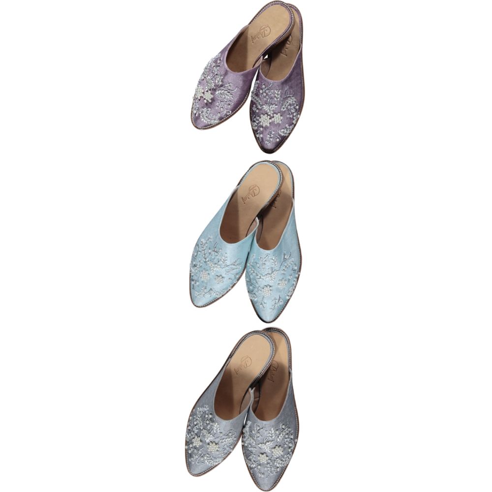 Chaussures - CHAUSSONS BRODÉS CHAUSSURES EN CUIR FAIT MAIN - LALAY