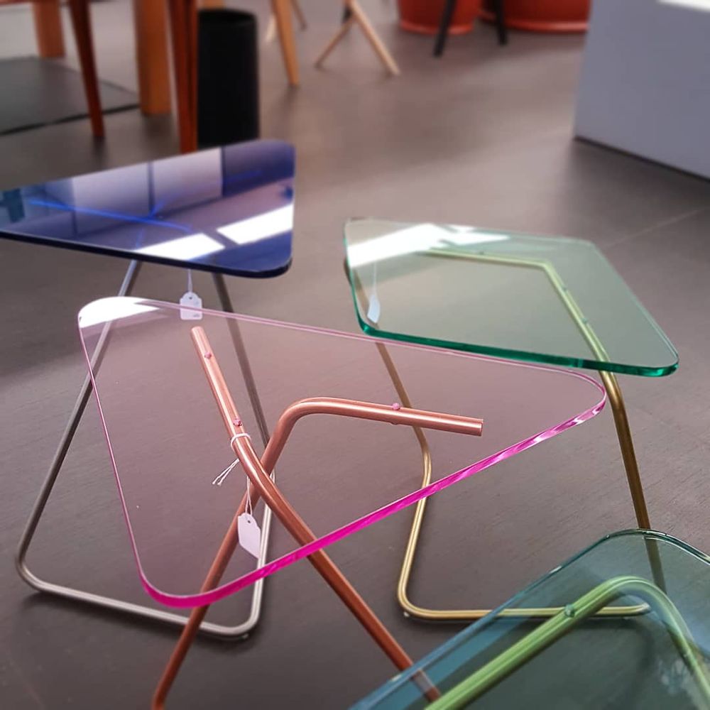 Tables basses - The Triangle Table / Copper. - KRAY STUDIO