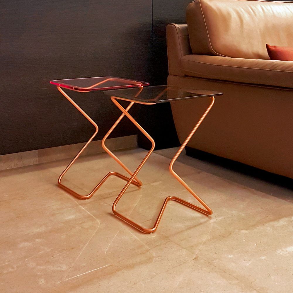 Coffee tables - The Square Table/Copper - KRAY STUDIO