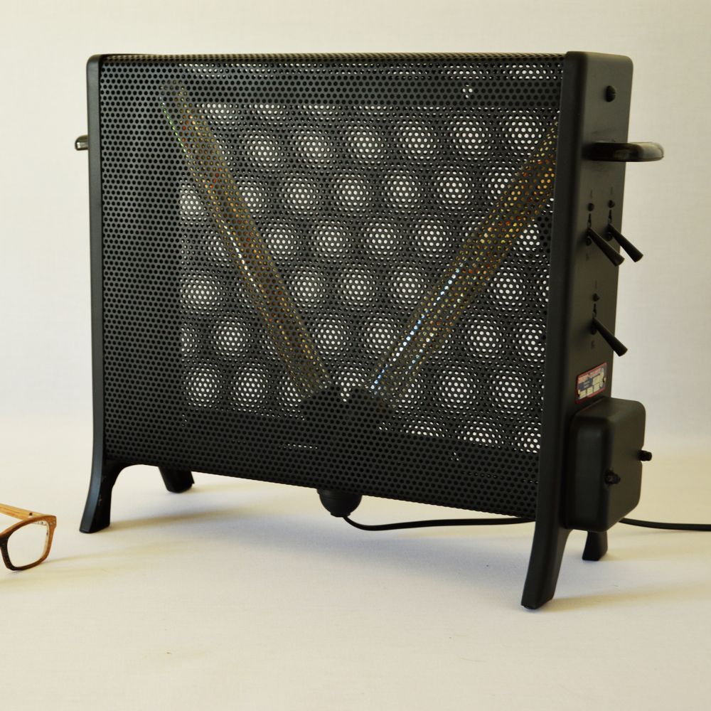 Objets design - Luminaire upcycling design noire Big Noirot retro led - ARTJL