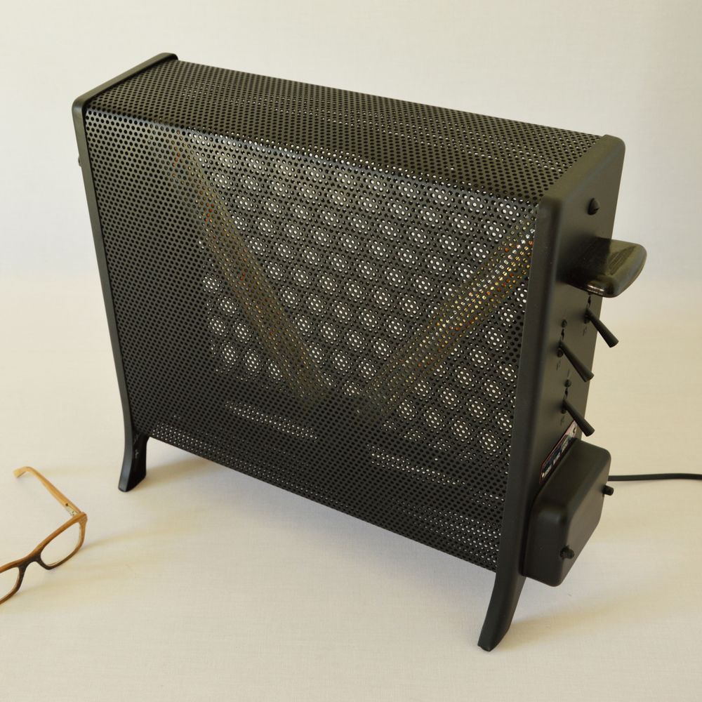 Objets design - Luminaire upcycling design noire Big Noirot retro led - ARTJL