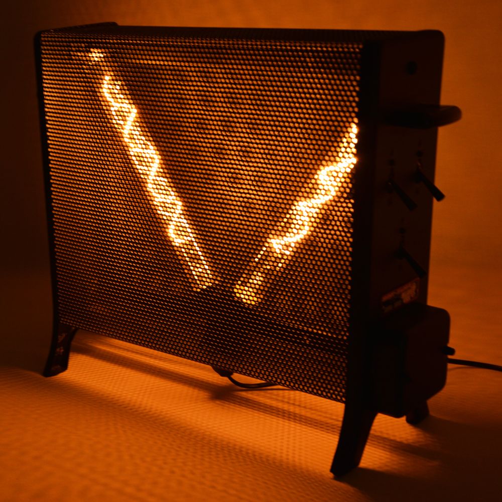 Objets design - Luminaire upcycling design noire Big Noirot retro led - ARTJL