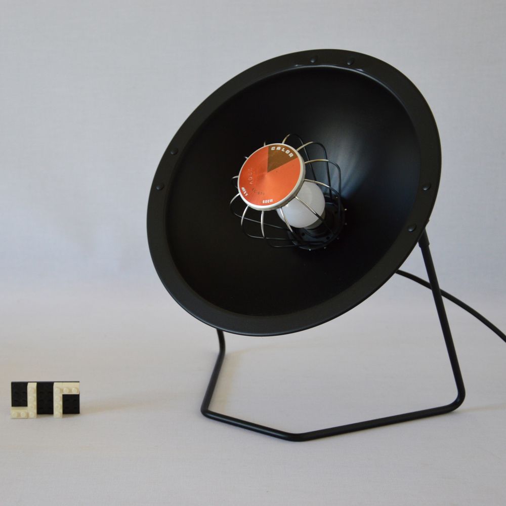 Objets design - Luminaire écoresponsable Calor parabole noir mat - ARTJL