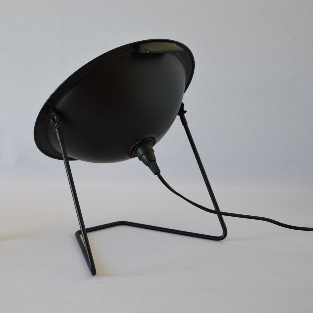 Objets design - Luminaire écoresponsable Calor parabole noir mat - ARTJL