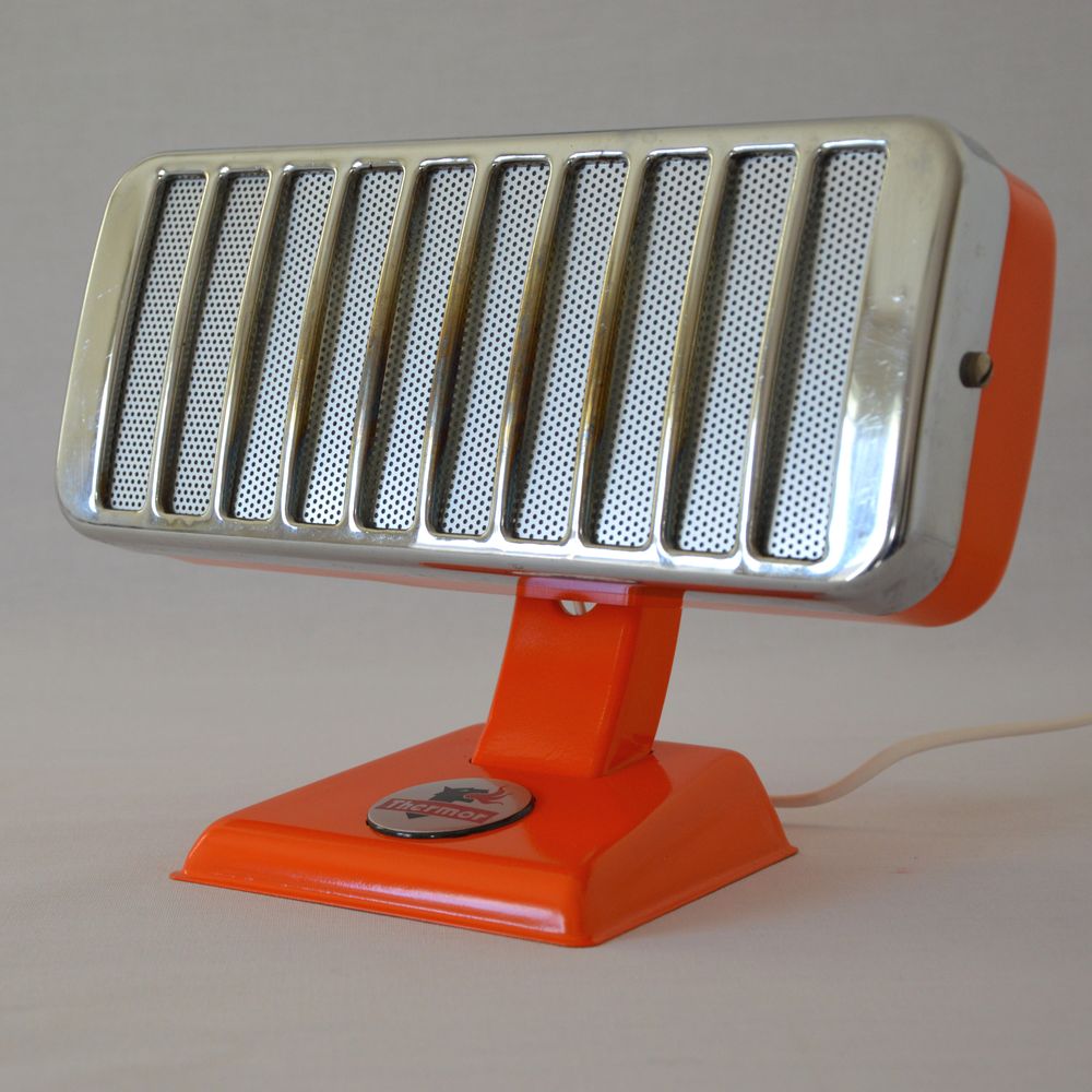 Objets design - Lampe design vintage petit Thermor orange brillant - ARTJL