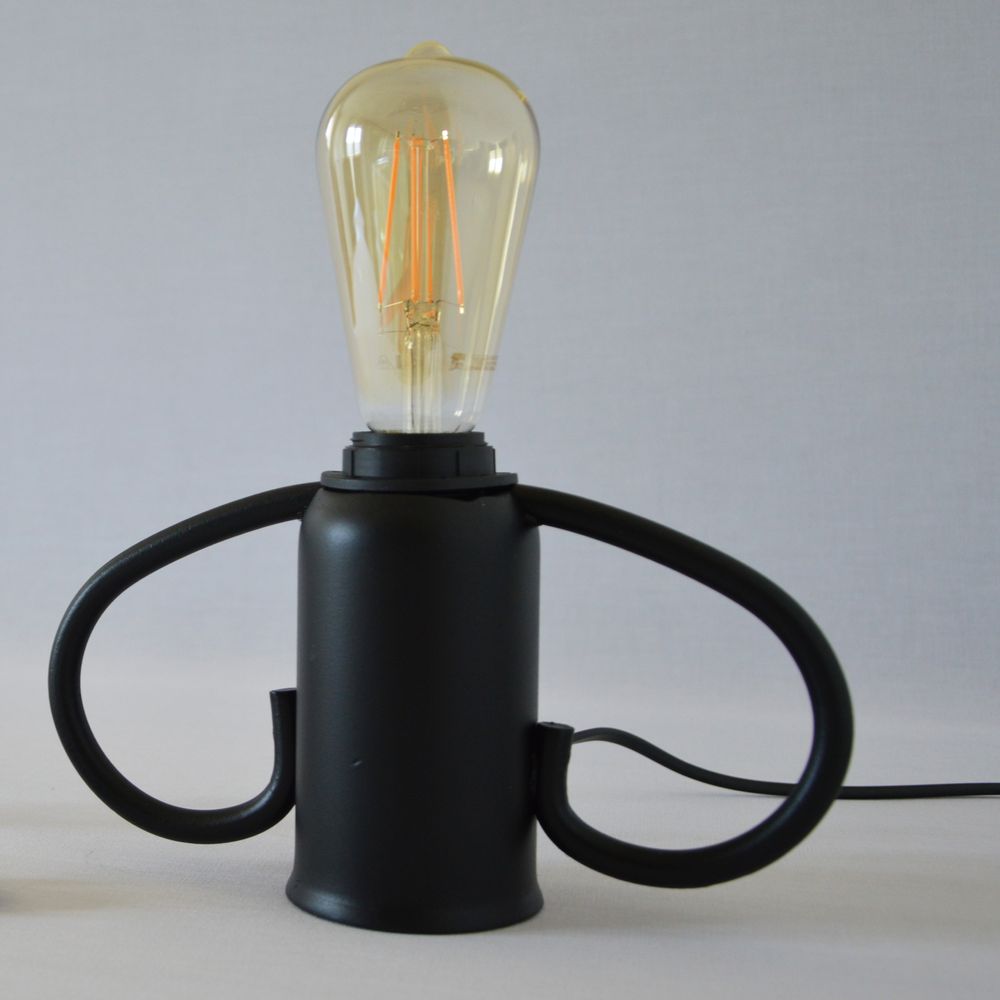 Design objects - Upcycling design lamp Gas Plug Black - ARTJL