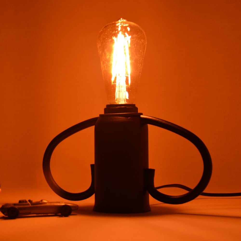 Design objects - Upcycling design lamp Gas Plug Black - ARTJL
