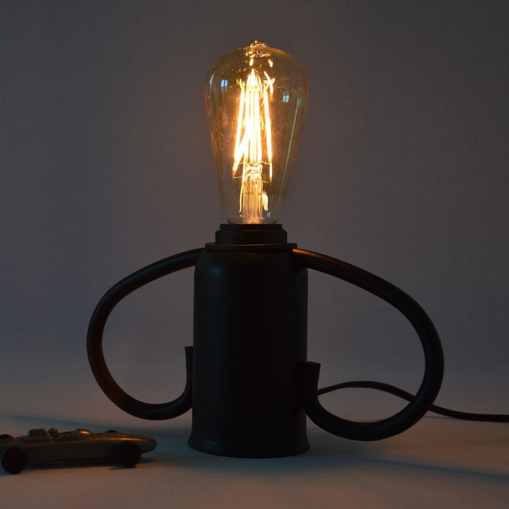 Design objects - Upcycling design lamp Gas Plug Black - ARTJL